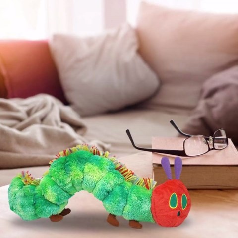 Very Hungry Caterpillar Plush Toy - Soft Cotton Stuffed Animal, Eric Carle Inspired, Lovely Pillow for Kids, Home Decor & Gifts