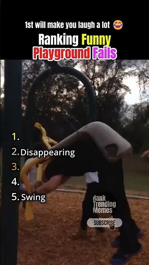 Ranking Top 5 Funny Playground Fails 🛝🤣