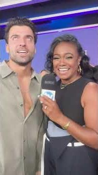 Tatyana Ali gives her #DWTS partner Jan Ravnik a lesson on pop culture icon Elmo. ❤️