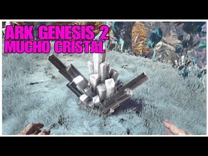 🪟ARK GÉNESIS 2 CRISTAL ubicación y como conseguir cristal en ark génesis 2