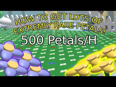 HOW TO GET EXTREMLY RARE PETALS IN - BEE SWARM SIMULATOR!