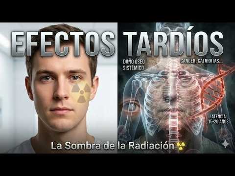 EFECTOS TARDÍOS DE LA RADIACIÓN: Cáncer, Cataratas y la Sombra que dura AÑOS ☢️