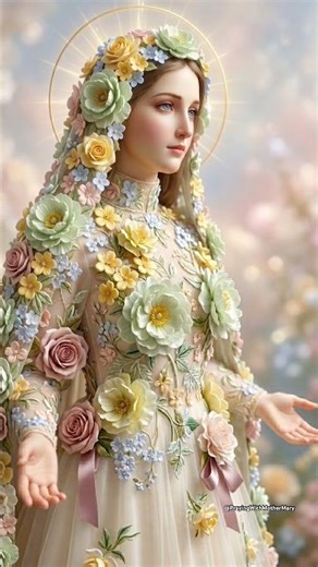 Divine Serenity | Ave Maria with Radiant Springtime Blooms ✨