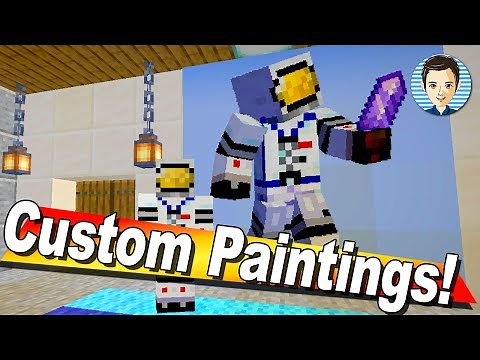 How to Custom Paintings Minecraft 1.18.1 Texture Pack Java Tutorial