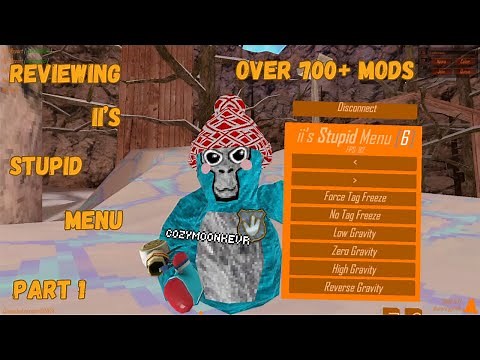 ii's Stupid Mod Menu Review for Gorilla Tag on Meta Quest 3S | Cozy Moonke VR