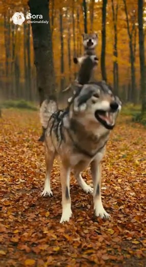 Wolf Pup Howls at Dad… Gets Kicked… Then Mom Attacks 😳🐺