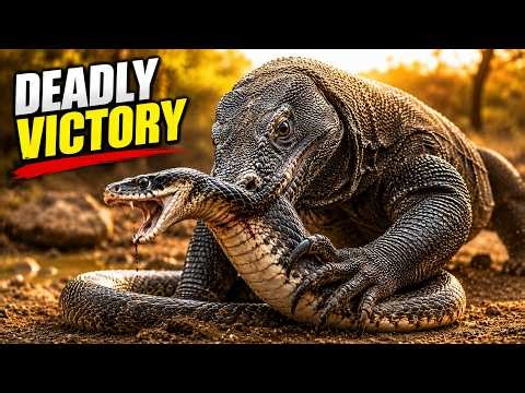 Komodo Dragon vs King Cobra — The Fight Nobody Expected | SAVAGE INSTINCTS