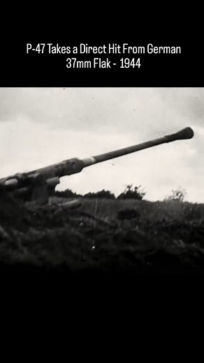 Military Aviation on Instagram: "A P-47 Thunderbolt fighter-bomber takes a direct hit from German 37mm flak while climbing out of a strafing run in the European Theater, 1944. #WWII #P47Thunderbolt #FighterBomber #ETO1944 #WW2Aviation #Warbirds #HistoryInFlight #FlakHit #AerialCombat #VintageAircraft #MilitaryHistory #WWIIPlanes #Dogfight #WWIIPhotos #WWIIHistory"