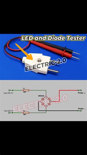 LED and Diode Tester Auto Voltage | Electric 2.0