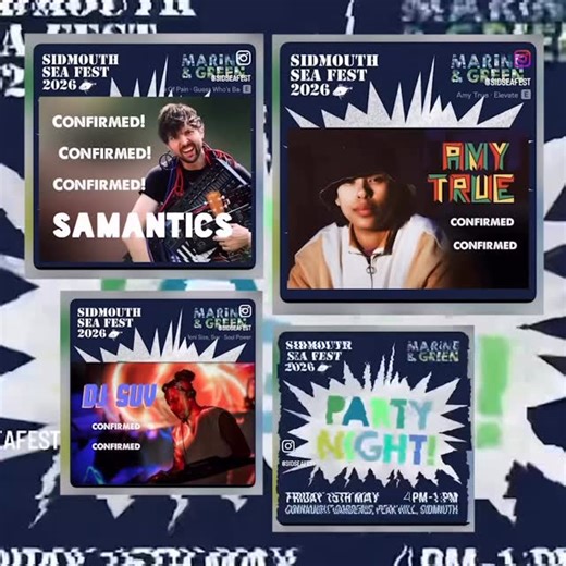 Sidmouth Sea Fest on Instagram: "Don’t miss your chance to secure EARLY BIRD tickets for Sidmouth Sea Fest’s Party Night - Friday, 15th May! 🥳 We are excited to present a fantastic lineup… We welcome for the first time, formidable UK artist Amy True who blends Hip Hop, Soul, and Jazz with her fearless lyricism. Recognised as a MOBO ‘One to Watch’, her performance promises to be exceptional 🤩 Samantics - a much loved Sea Fest artist returns! A live wire rap-poet, renowned for his unique combina