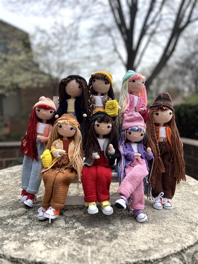 Melody Crochet Doll: Handmade Organic Cotton Amigurumi Toy - Etsy