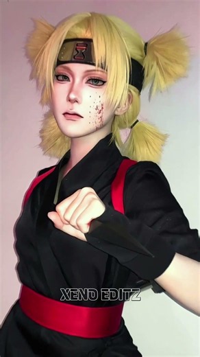 Female characters cosplay of Naruto character