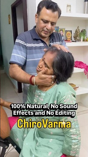 REAL Neck Crack Sounds! 🔊 No Sound Effects | Natural Chiropractic Neck Release