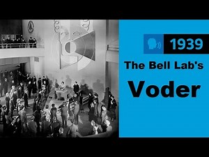 【1939 | Bell Labs' Voder】 Auld Lang Syne (1:16~ ) - The World First Electronic Voice Synthesizer
