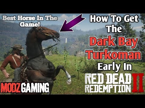 How To Get The Dark Bay Turkoman Early In Red Dead Redemption 2 (4K HIGH DEFINITION)
