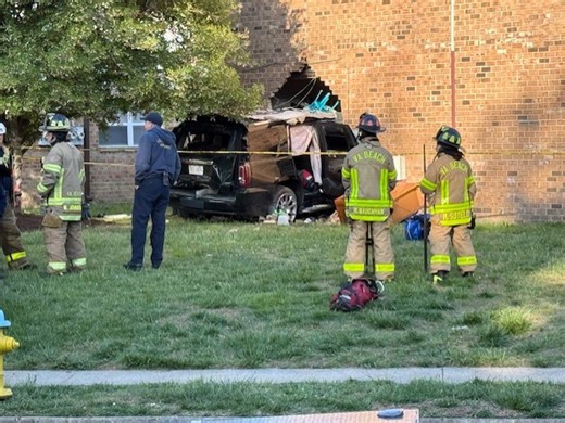 13 displaced, two hospitalized after car crashes into apartment building on Fernwood Court in Virginia Beach
