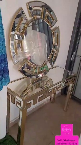 Looking for a console table to decorate and elevate your space? Worry no more we got you covered 😉🤗 come visit us at Manjai kotu silo 📞3618540/7637070 #bestqualitygambia #consoletable #fypgambia #creatorsearchinsight #gambiantiktok