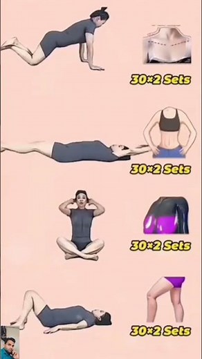 girls fitness exercise at home