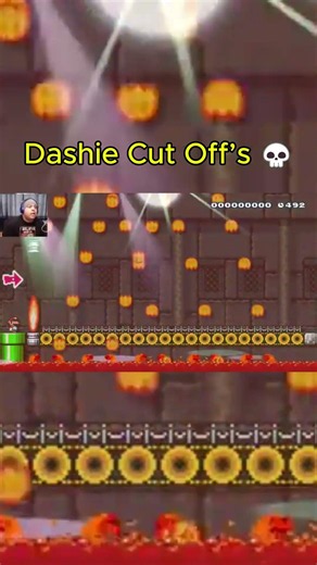 Dashie’s Funniest Cut Off’s 💀 😂 #dashiegames #mario #gaming #shorts