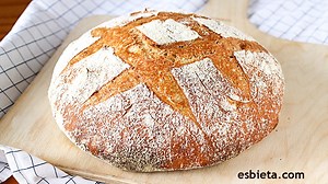 Pan casero fácil de hacer - Pocos ingredientes - Recetas de Esbieta