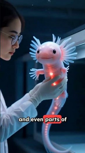 The Smiling Salamander 🐸 | Amazing Axolotl Facts #Shorts