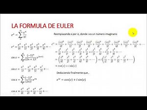 DEMOSTRACIÓN DE LA FORMULA DE EULER
