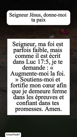 YTN Seigneur Jésus, donne moi ta paix #gracenook7 #foiendieu #parolededieu #prierepuissante #priere