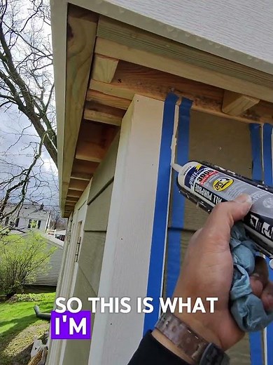 Caulk or Paint James Hardie Cuts? #siding #diy #construction #remodel #home