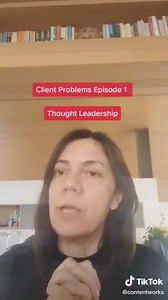 9K views · 12 reactions | What happens when a client wants to become a thought leader? Sometimes this. Client Problems Episode 1 Feat Contentworks Agency Niki Follow us on TikTok for marketing tips, hacks and fun www.tiktok.com/@contentworks | Contentworks Agency | Facebook