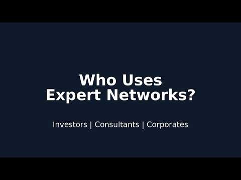 Who Uses Expert Networks? | GLG AlphaSights Third Bridge Silverlight Research Guidepoint