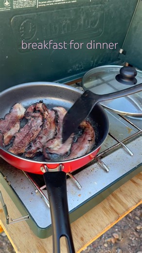 bacon sizzle asmr #asmr #vanlife #beach