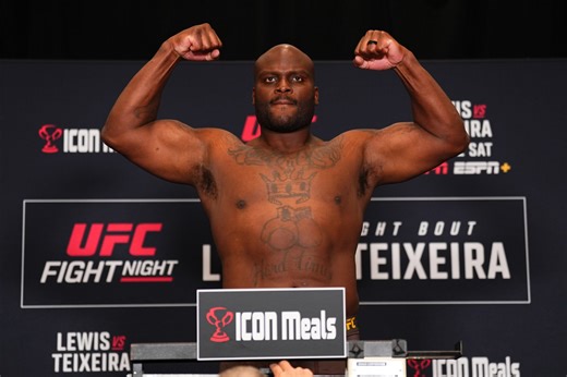 Derrick Lewis comes in at lowest weight in 11 years ahead of 520lb UFC Nashville main event