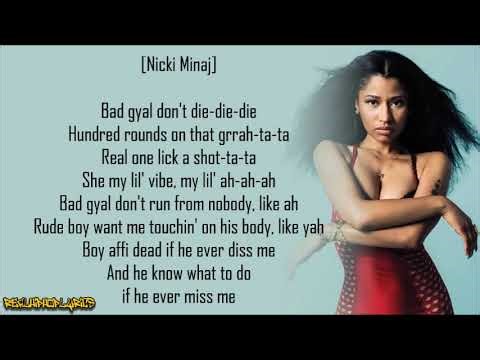 Nicki Minaj - Red Ruby da Sleeze (Lyrics)