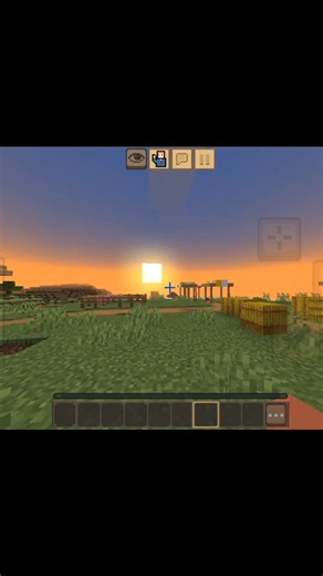 WOW 😲 Sun set #minecraft #minecraftbuilding #gaming