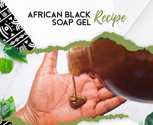 Black Soap Gel Recipe: DIY Liquid Soap Instructions - Etsy
