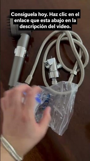 Regadera de alta presión para una mejor experiencia de baño #ducha #filtrodeagua #regadera