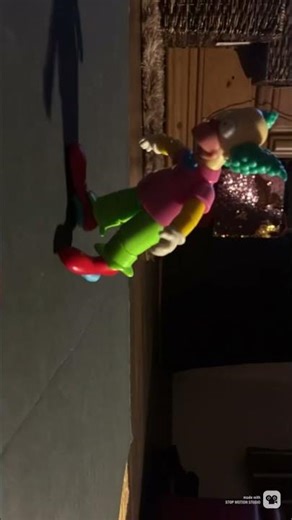 Krusty the clown Stop Motion animation #clown Simpson#shorts