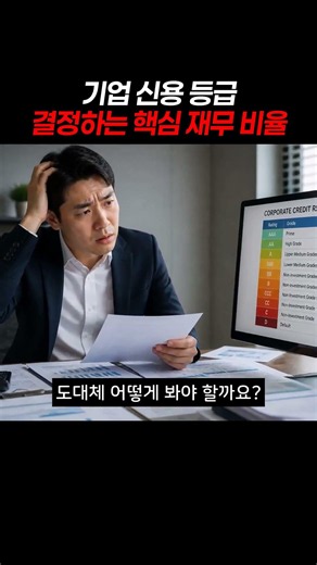 기업 신용 등급 결정하는 핵심 재무 평가