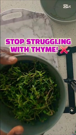 TheUltimate Kitchen Hack for Fresh Thyme! 🌿