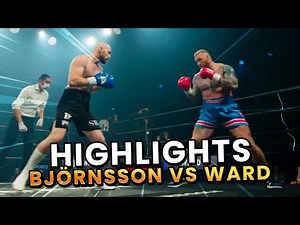 MY FIRST REAL FIGHT (3 ROUNDS) | HAFTHOR BJÖRNSSON VS STEVEN WARD HIGHLIGHTS
