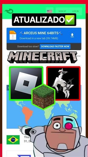 ARCEUS X MINECRAFT ATUALIZADO ✅ NO CANAL LINK DIRETO #roblox #executor #script #delta #shorts