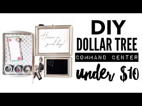 DIY Dollar Tree Command Center | Under $10 | DIY Home Decor Video