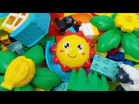 Satisfying building block marble run ☆ Build an exciting and easy marble run with lego duplo