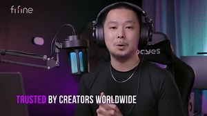 FIFINE USB Gaming Microphone Kit, PC Streaming Mic with RGB Lights, Mute, Gain Knob, Metal Boom Arm for Recording Podcast, Condenser Computer Microphone Set Compatible with PS4/PS5-AmpliGame A8T