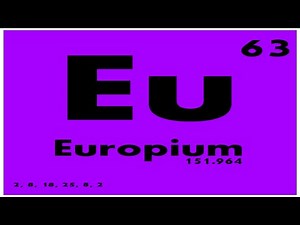 STUDY GUIDE: 63 Europium | Periodic Table of Elements