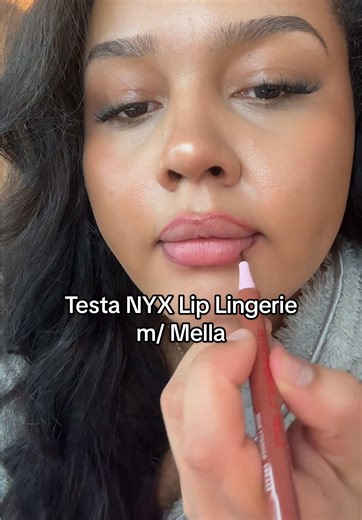 Testing NYX Lip Lingerie Lip Liners in Cuff Me, Send N0des, Naughty Nude