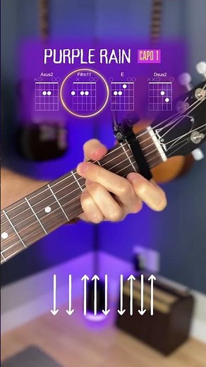 purple rain (prince) guitar tutorial #guitarlesson