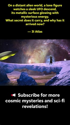 Alien Encounters UFO on Distant Planet – Cosmic Mystery Revealed | 3I Atlas