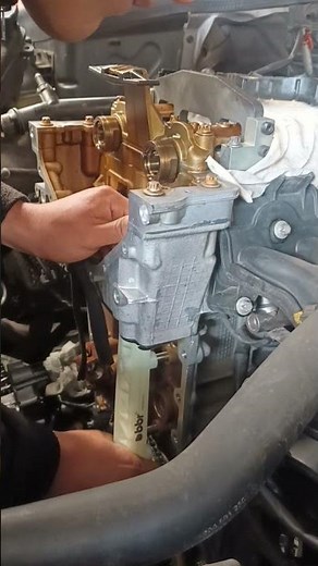 Mercedes Benz M271_Engine timing chain slide rail/ timing chain guide install trick