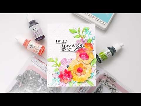 How to Layer Watercolor Florals for Beautiful Spring Dimension feat. Bloomsmith Florals